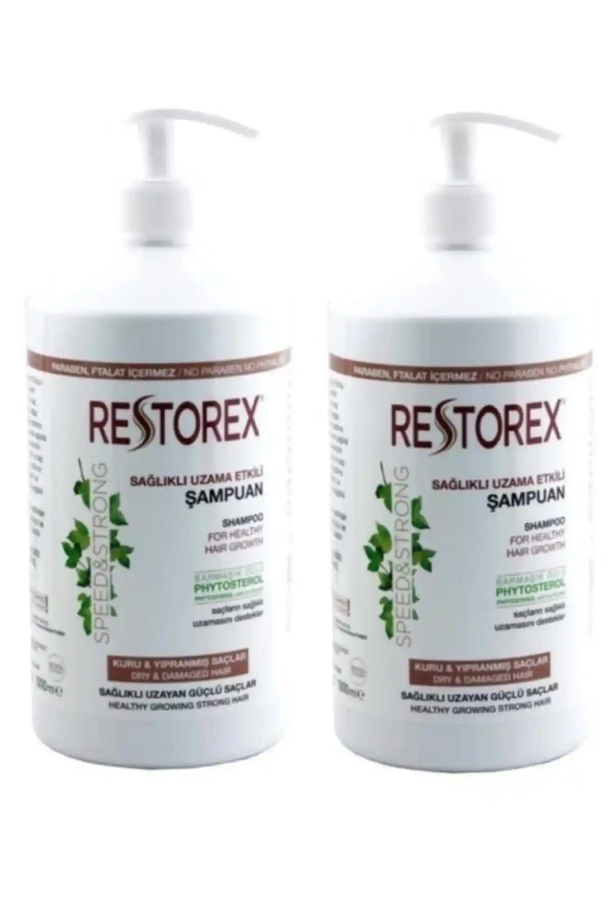 Restorex 2 Adet 1000 ml Kuru ve Yıpranmış Saçlar için Onarıcı Şampuan Hakkında