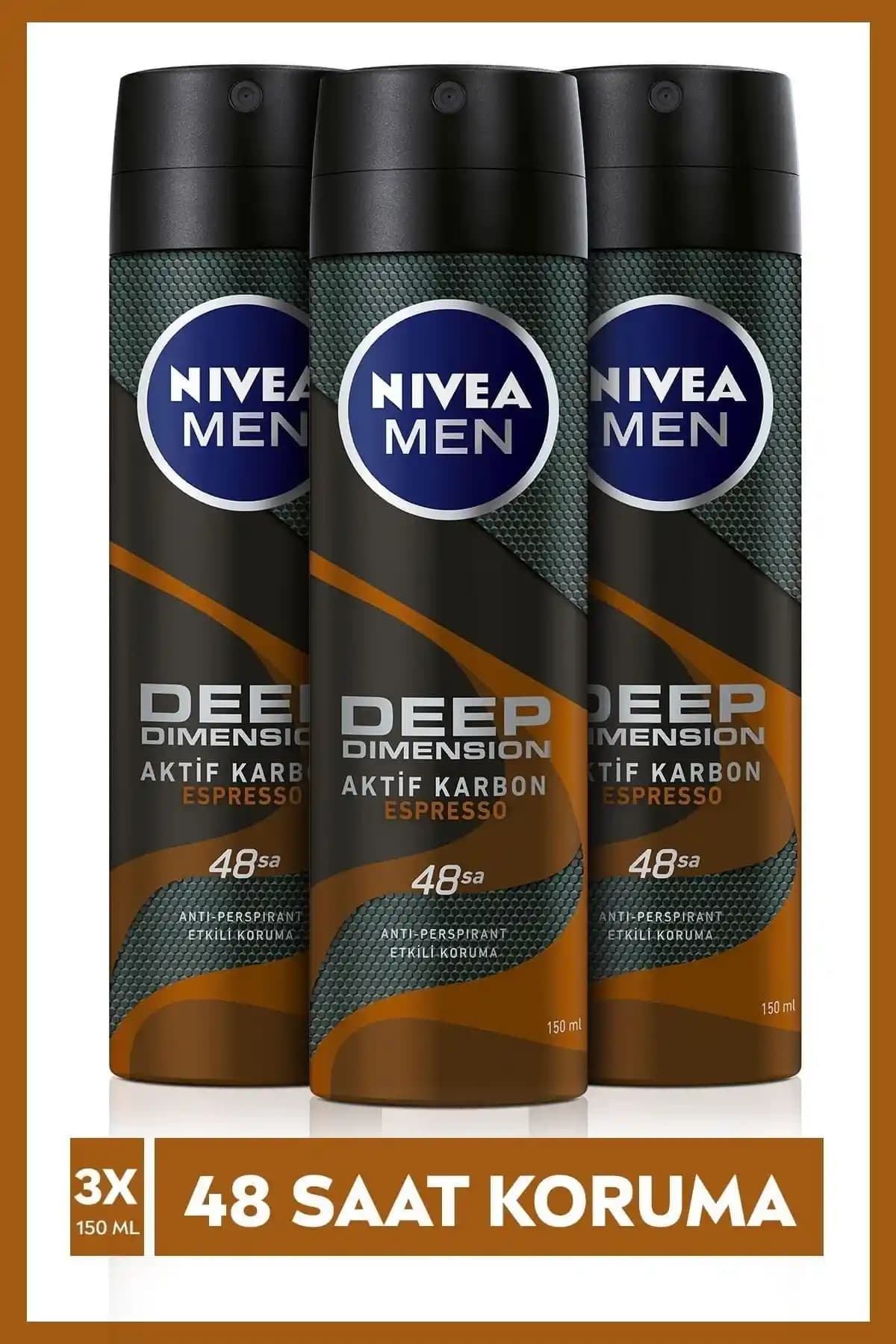 NIVEA Men Erkek Deodorantları: Deep Dimension Espresso ve Black&White Invisible İncelemesi