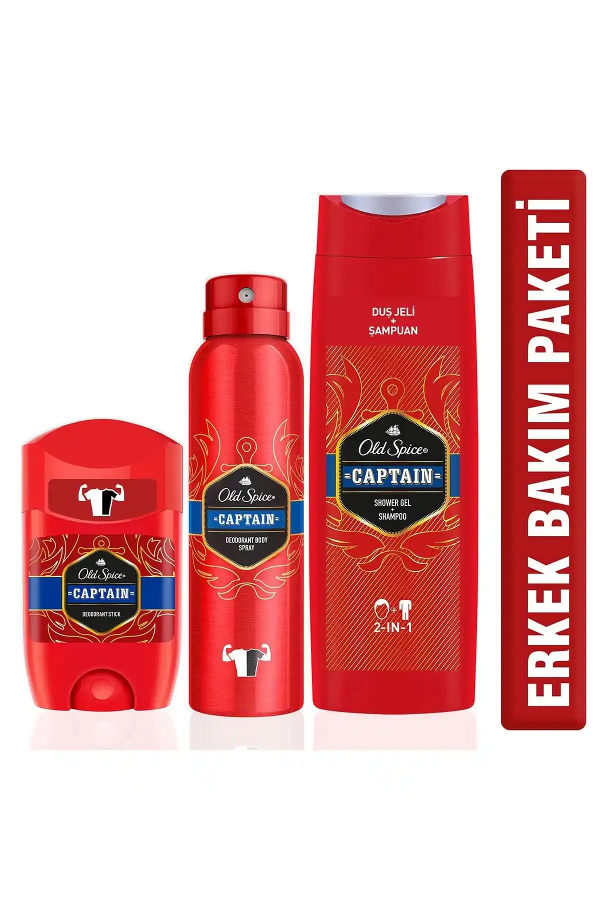 Old Spice 400ml Duş Jeli & 150ml Deodorant Seti ile Whitewater Sprey Deodorant Karşılaştırması