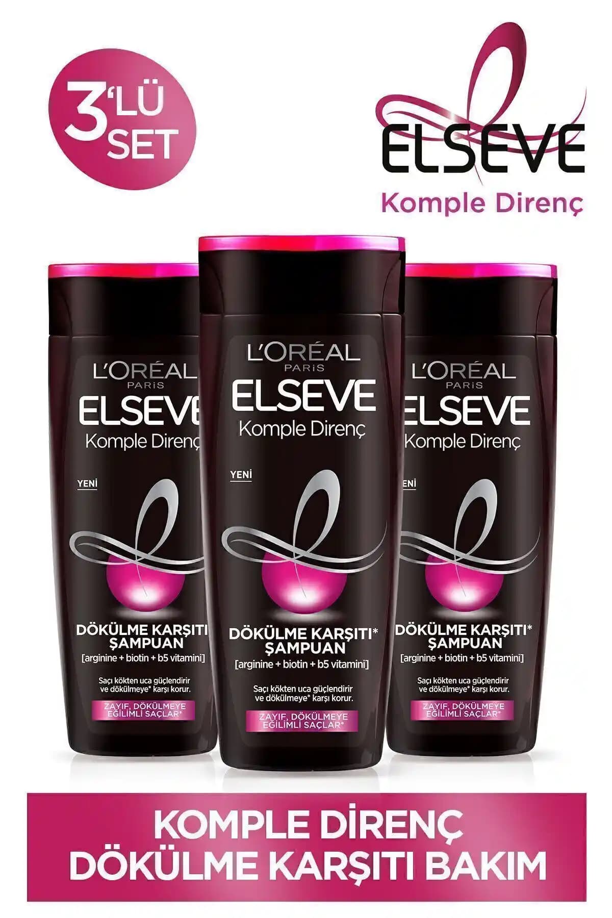 Elseve Komple Direnç Dökülme Karşıtı Şampuanlar: 360 ml ve 390 ml Set Karşılaştırması