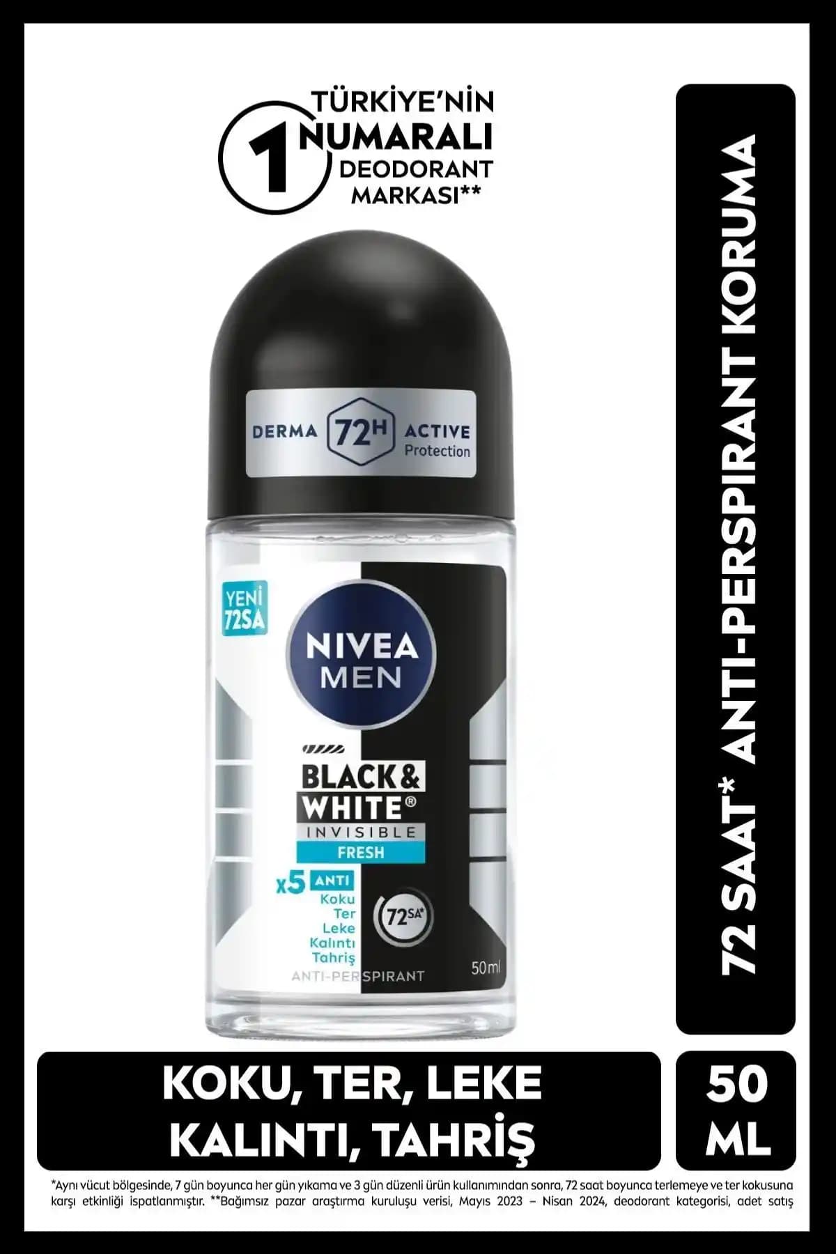 NIVEA MEN Roll-on Deodorant Karşılaştırması: Black&White ve Silver Protect