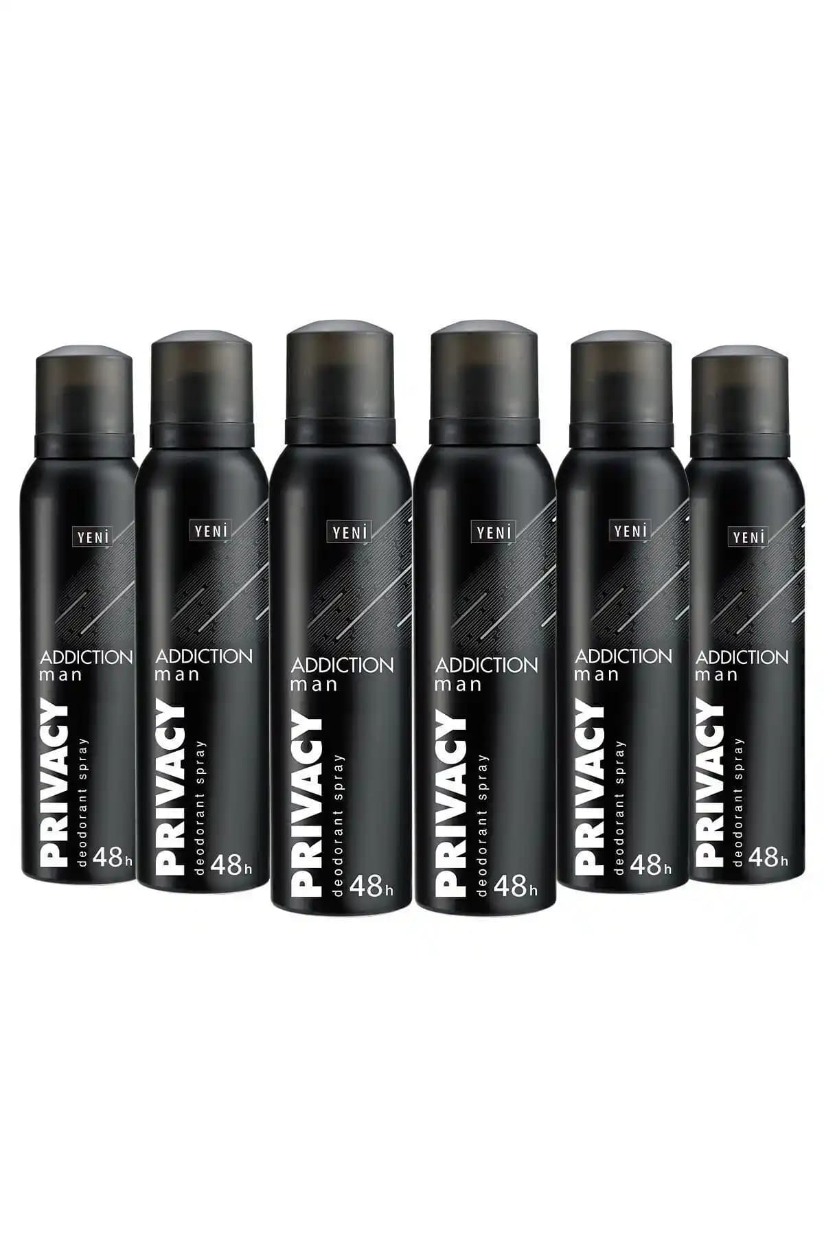 Privacy Man Addiction 6x150ml ve Privacy Men 3x150ml Deodorant Karşılaştırması