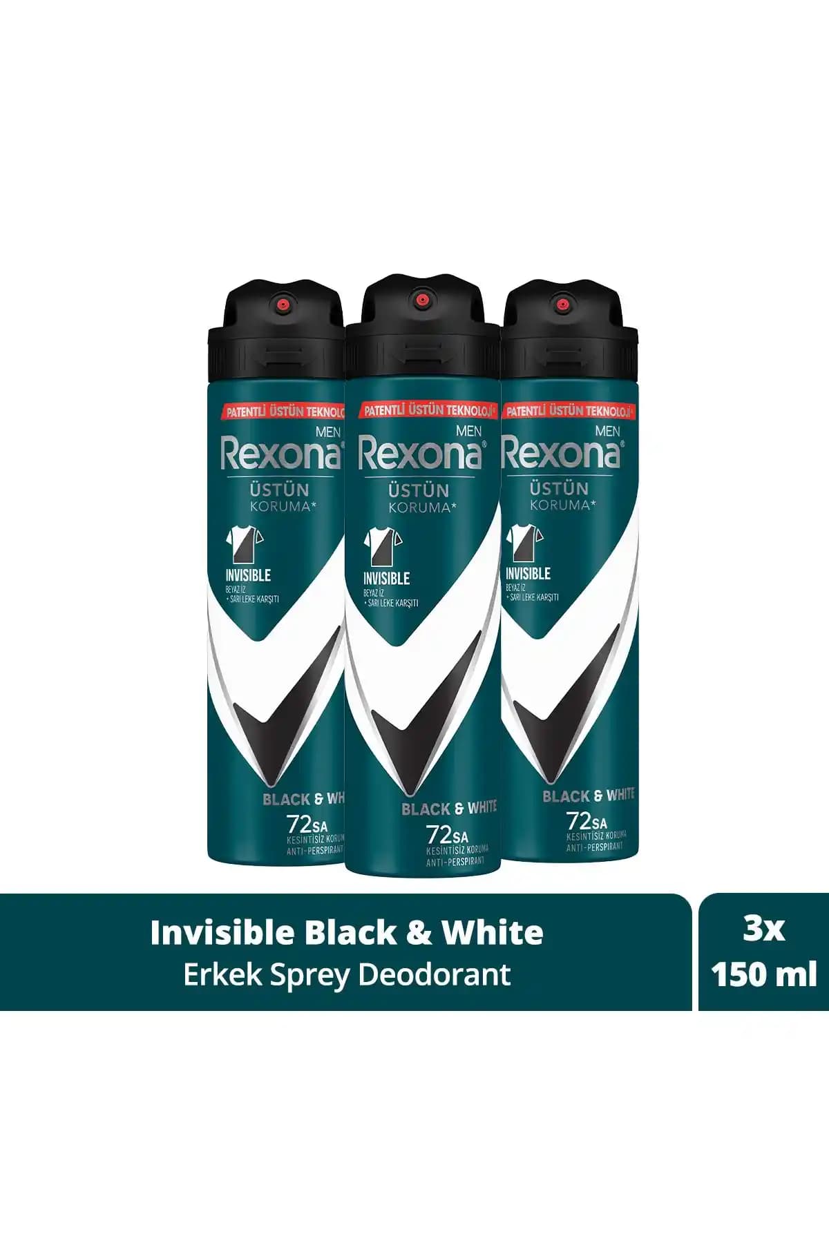Rexona Men Erkek Sprey Deodorantları: Invisible Black & White ve Xtra Cool Karşılaştırması