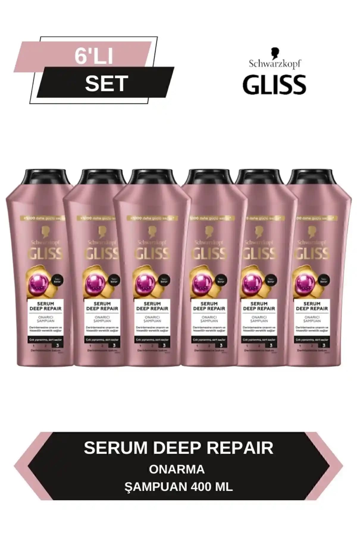 Gliss Serum Deep Repair Onarıcı Şampuanın 400ml ve 500ml Ürün Farklılıkları
