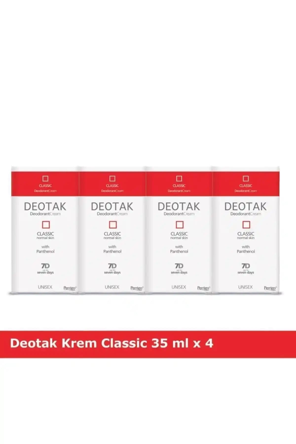 Deotak Krem Deodorant Classic ve Soft Modellerinin Özelliklerinin İncelenmesi