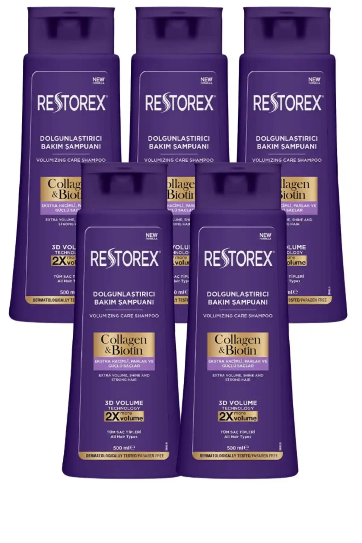 Saç Bakımında Restorex Kolajen&Biotin Dolgunlaştırıcı Şampuansını İnceleyin