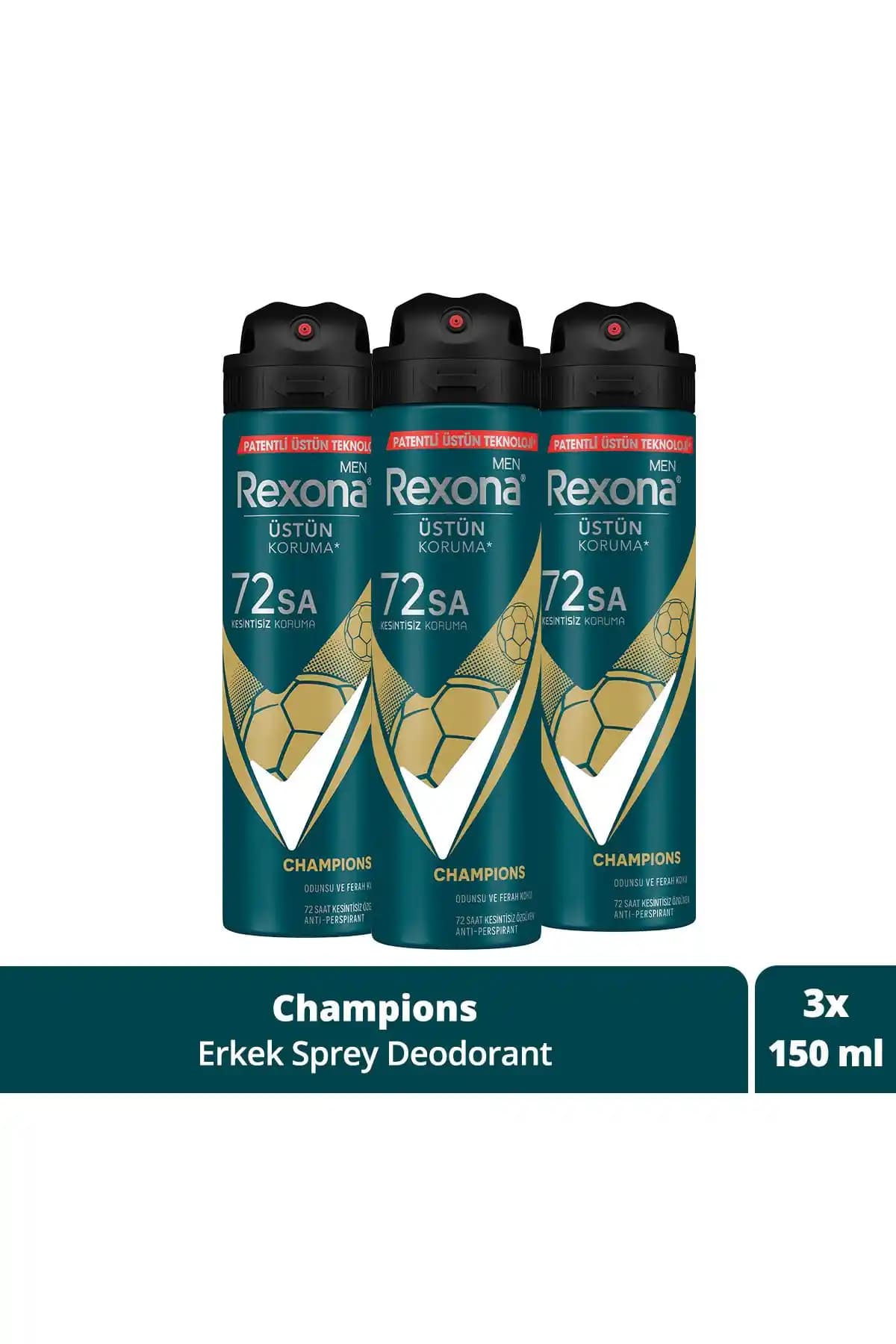 Rexona Erkek Sprey Deodorant: Champions ve Xtra Cool Ürün Karşılaştırması