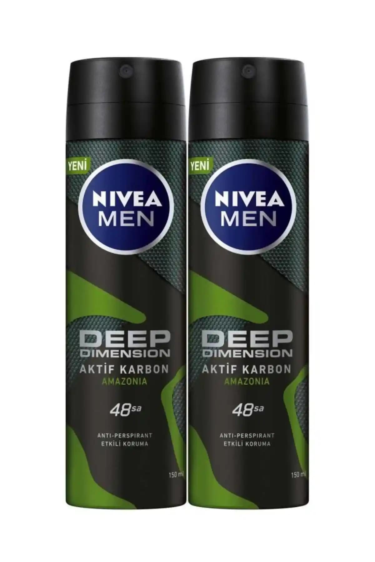 NIVEA Men Erkek Sprey Deodorant Amazonia ve Deep Dimension Karşılaştırması