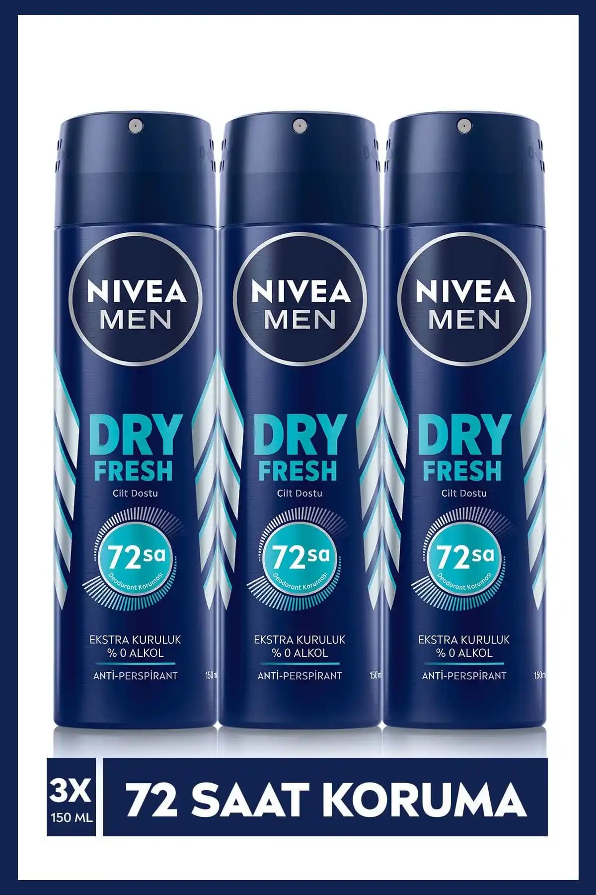 NIVEA Men Erkek Sprey Deodorant Dry Fresh ve Fresh Power Ürünleri Karşılaştırması