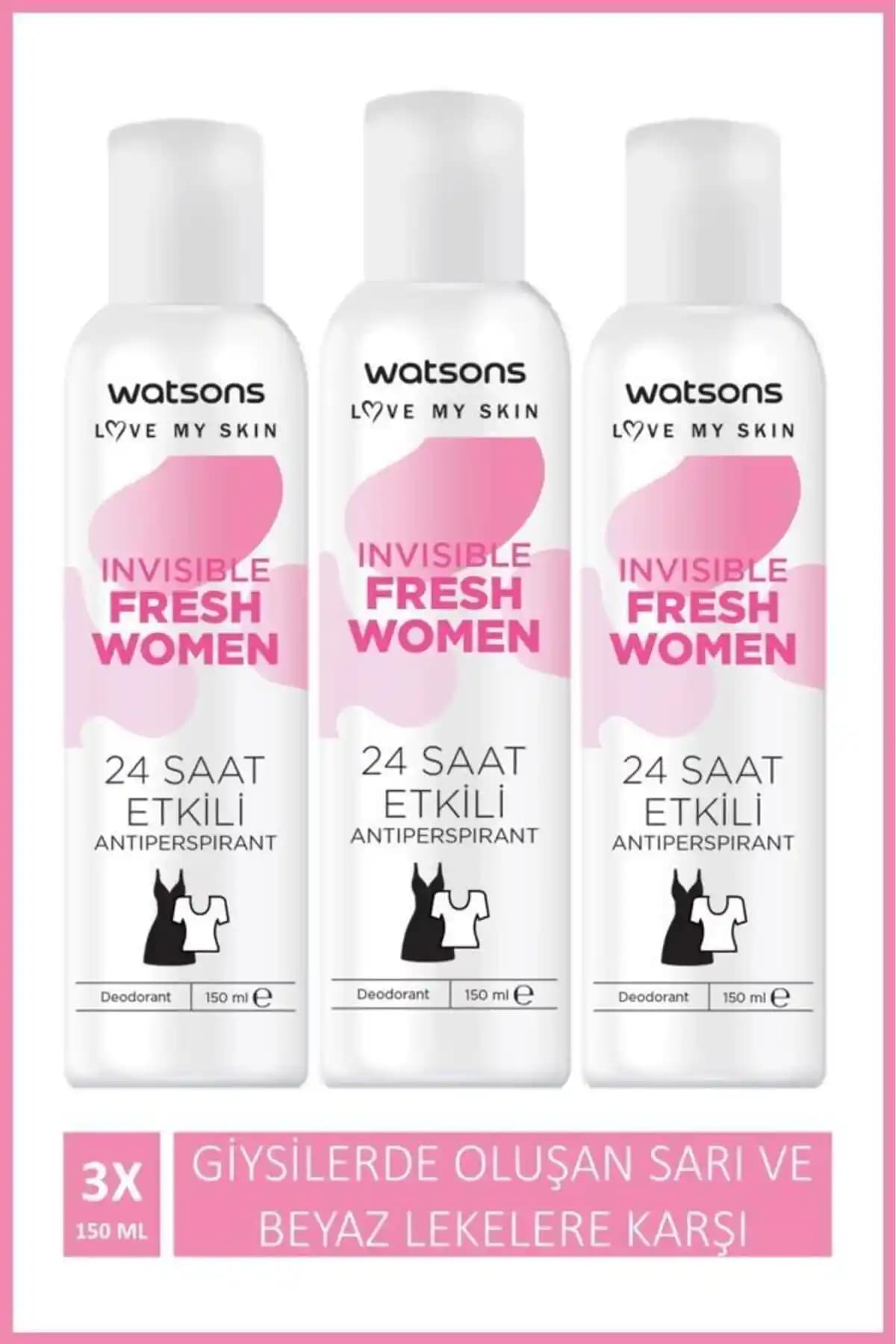 Watsons Invisible Fresh ve Shower Fresh Deodorant Ürünleri Karşılaştırması
