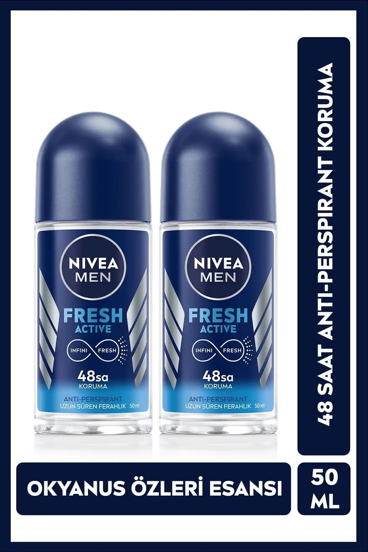 NIVEA Fresh Roll On ve NIVEA Men Cool Kick Deodorant Karşılaştırması ve İncelemesi