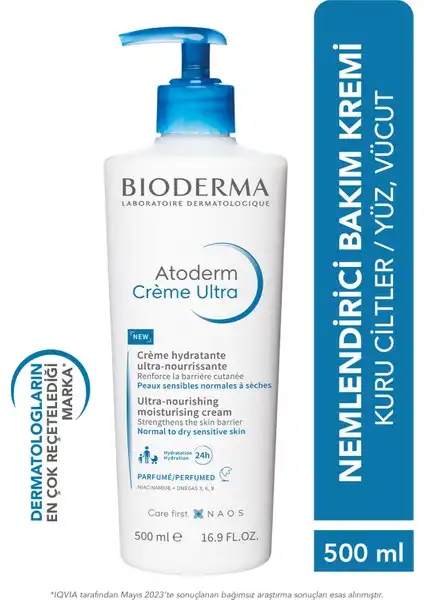 Bioderma Atoderm Cream Ultra 500 ml İncelemesi: Yoğun Nemlendirme ve Cilt Bakımı