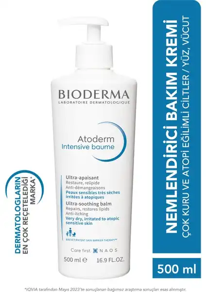 Bioderma Atoderm Intensive Balm: Kuru ve Hassas Ciltler İçin Nemlendirici