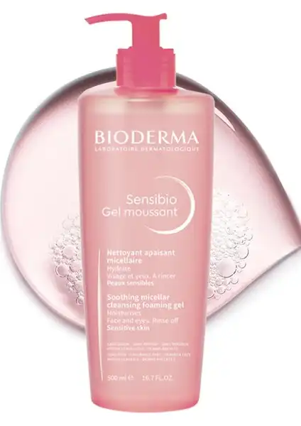 Bioderma Sensibio Foaming Gel 500 ml: Hassas Ciltler İçin Nazik Temizlik