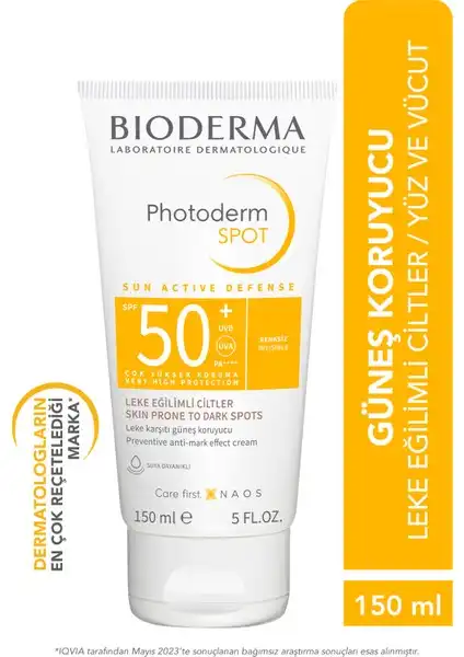 Photoderm SPOT SPF50+ - Leke Karşıtı Güneş Kremi İncelemesi