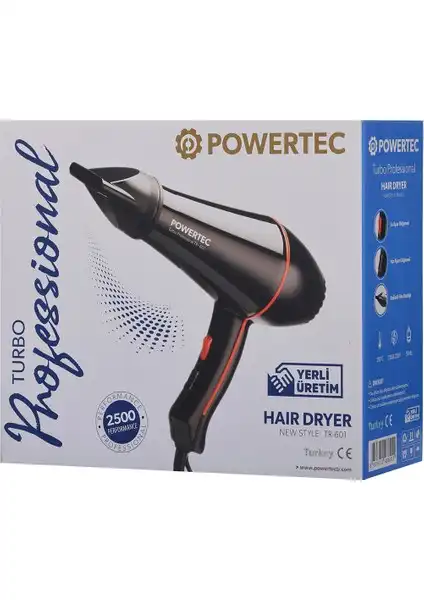 Powertec Saç Kurutma Makinası Tr-601-s: Fonksiyonel ve Güçlü Performans