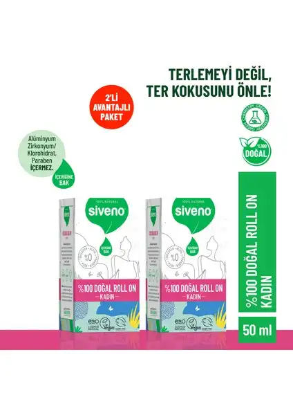 Siveno %100 Doğal Roll-On Kadın Deodorant İncelemesi: Cilt Dostu ve Etkili