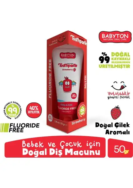 Babyton Organik Çilek Aromalı Diş Macunu: Çocuklar için Doğal Çözümler