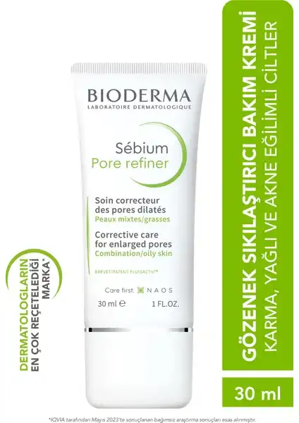 Bioderma Sebium Pore Refiner: Karma ve Yağlı Ciltler için Krem