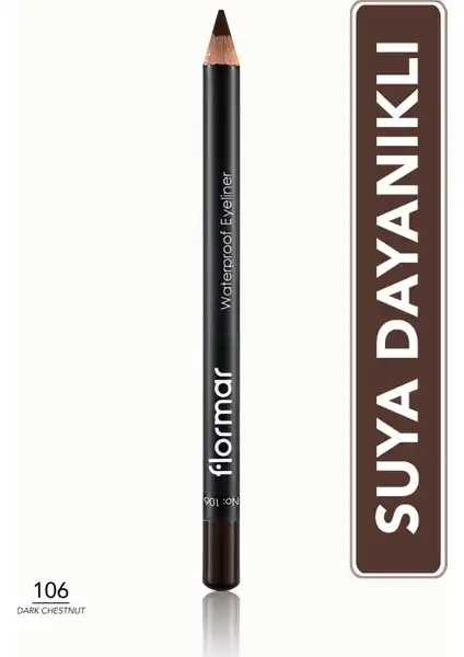 Flormar Waterproof Göz Kalemi 106: Suya Dayanıklı Göz Makyajı