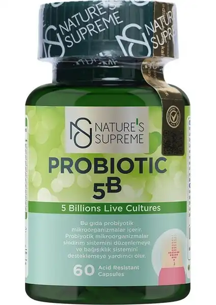 Nature's Supreme Probiotic 5B: Natural Support for Gut Health