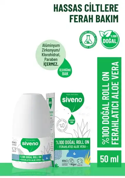 Siveno %100 Doğal Roll-On Aloe Vera Deodorant İncelemesi