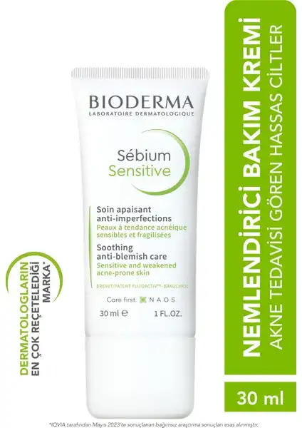 Bioderma Sébium Sensitive Krem: Hassas Ciltler için Nemlendirici ve Yatıştırıcı