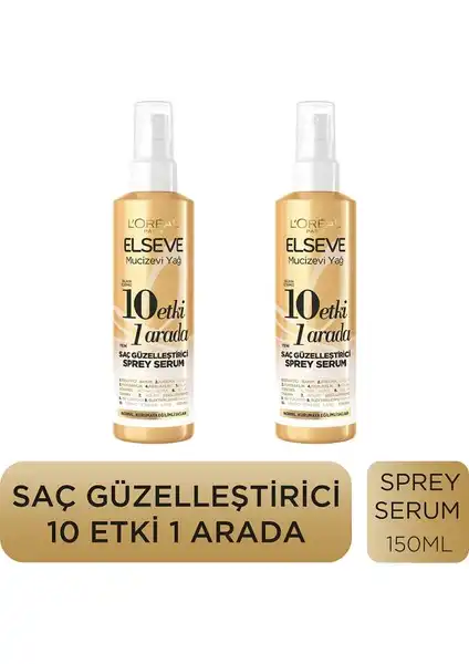 Elseve Mucizevi Yağ 10 Etki 1 Arada Saç Güzelleştirici Sprey Serum