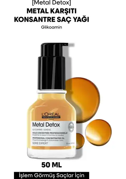 L'Oréal Professionnel Metal Detox Yağ: Saç Bakımında Yenilikçi Çözüm
