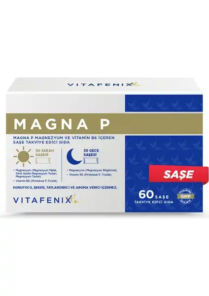 Magnezyum ve Vitamin B6 Takviyesi: Vitafenix Magna P'nin Faydaları
