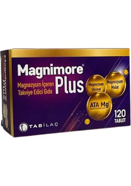 Magnimore Plus 120 Tablet: Enerji Ve Sağlık Destekleyici Takviye Gıda