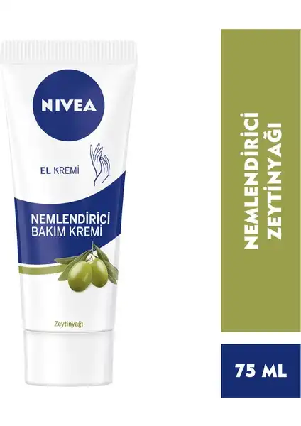 NIVEA El Kremi: Zeytinyağlı Nemlendirici ve Yumuşatıcı Bakım Kremi