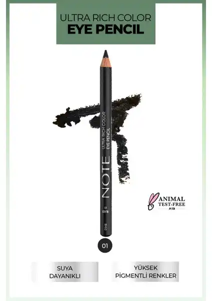 Note Ultra Rich Color Göz Kalemi 01 Black Hakkında Detaylı İnceleme