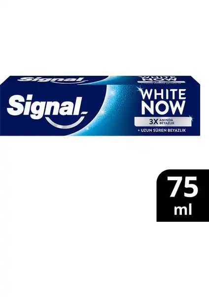 Signal White Now Diş Macunu ile Uzun Süreli Beyazlık ve Ferahlık