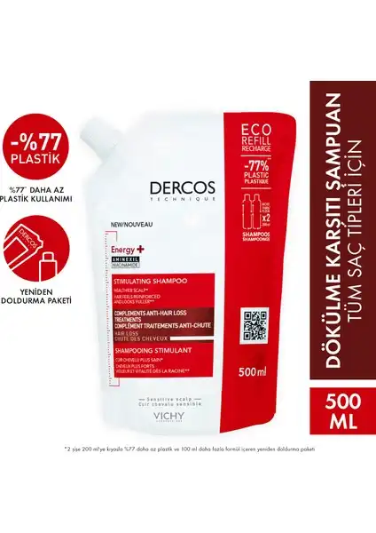 Vichy Dercos Energy+ Şampuan İncelemesi: Saç Dökülmesine Karşı Etkili Çözüm