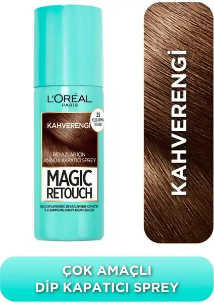L'Oréal Paris Magic Retouch: Beyaz Saç Diplerini Kapatıcı Etkili Sprey