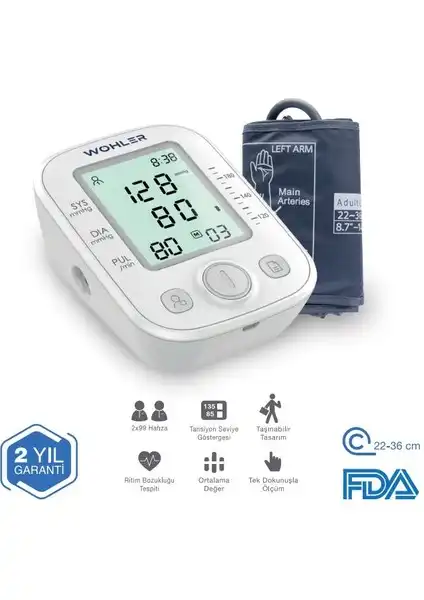 Wohler Üst Koldan Dijital Tansiyon Aleti JPD-HA200 ST1 İncelemesi