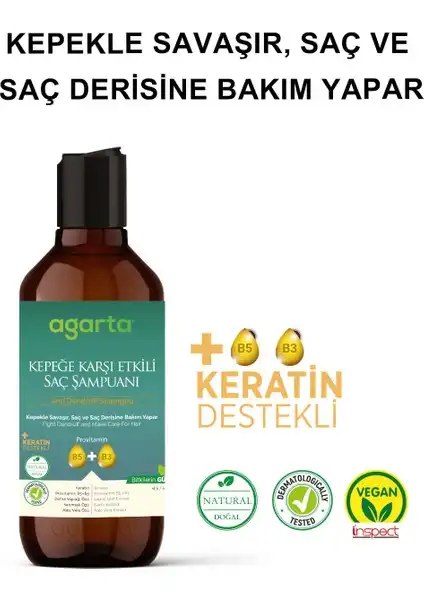 Agarta Doğal Kepeğe Karşı Etkili Şampuanın Faydaları ve Kullanım Alanları