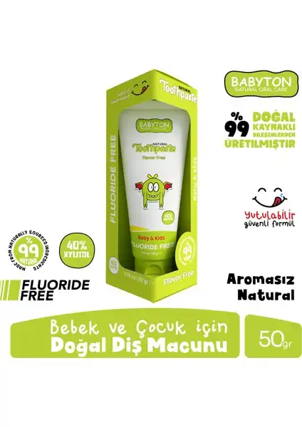 Babyton Organik Doğal Diş Macunu: Sağlıklı ve Güvenli Seçenek