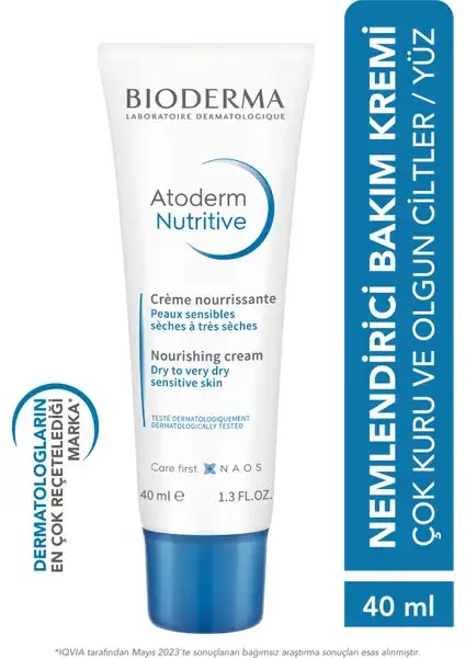 Bioderma Atoderm Nutrition Yüz Kremi: Derinlemesine Nem ve Beslenme Sağlıyor