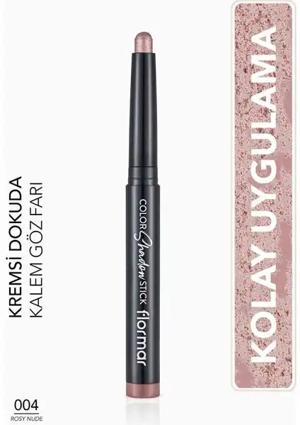 Flormar Color Shadow Yüksek Pigmentli Kalem Göz Farı ile Pratik Makyaj