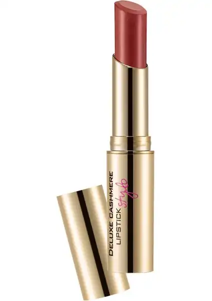Flormar Deluxe Cashmere Lipstick Stylo DC37 Gül Kurusu Ruj İncelemesi
