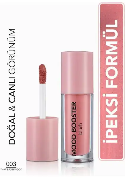 Flormar Mood Booster Likit Allık ile Doğal ve Canlı Bir Görünüm Elde Edin