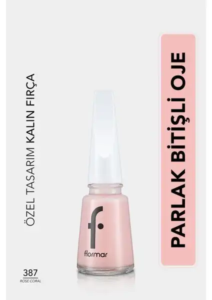 Flormar Nail Enamel: Uzun Süre Kalıcı ve Yoğun Renk Veren Parlak Oje