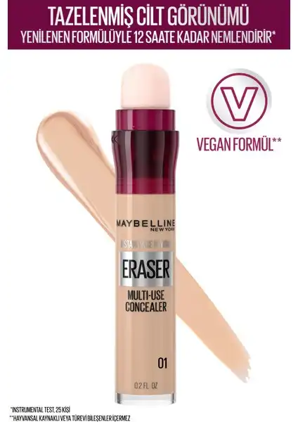 Instant Anti Age Eraser Kapatıcı: Yüksek Kapatıcılık ve Aydınlatma Özellikleri