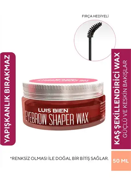 Luis Bien Kaş Şekillendirici Wax ile Kaşlarınıza Şekil Verin