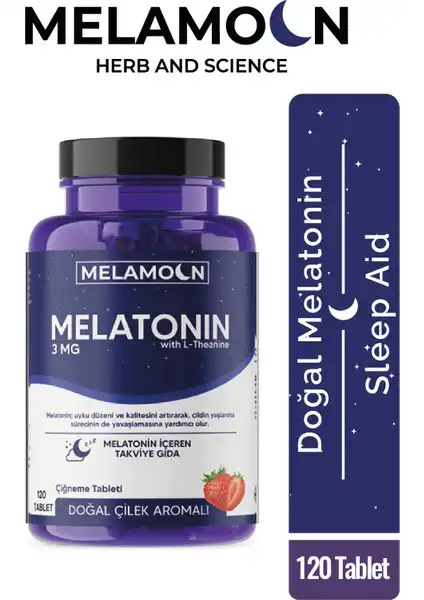 Melamoon 3 mg: Doğal Destek ile Uyku Kalitesini Artırın