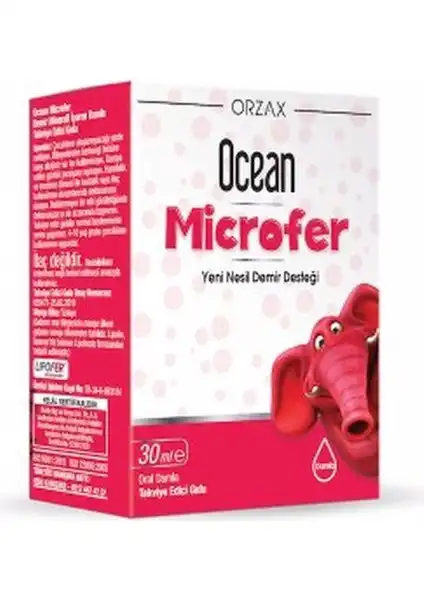 Ocean Microfer Oral Damla: Çocuklar İçin Vitamin Destekleyici Takviye