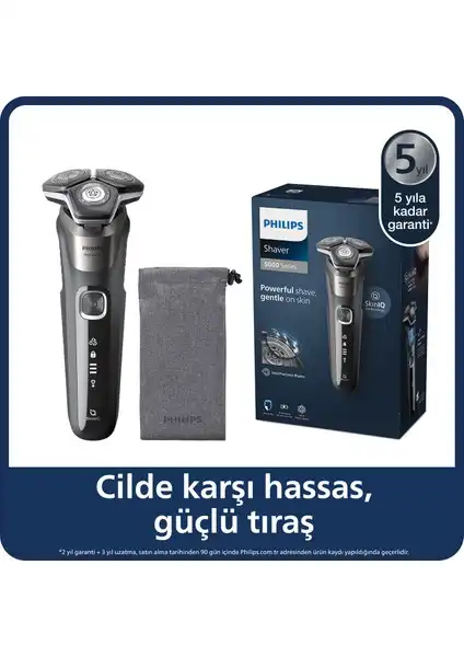 Philips S5887/10 Islak-Kuru Tıraş Makinesi: Performans ve Hassasiyet