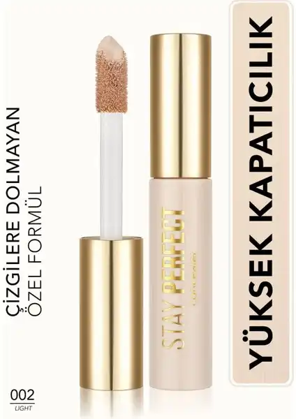 Stay Perfect Yüksek Pigmentli Yarı Mat Bitişli Likit Kapatıcı İncelemesi